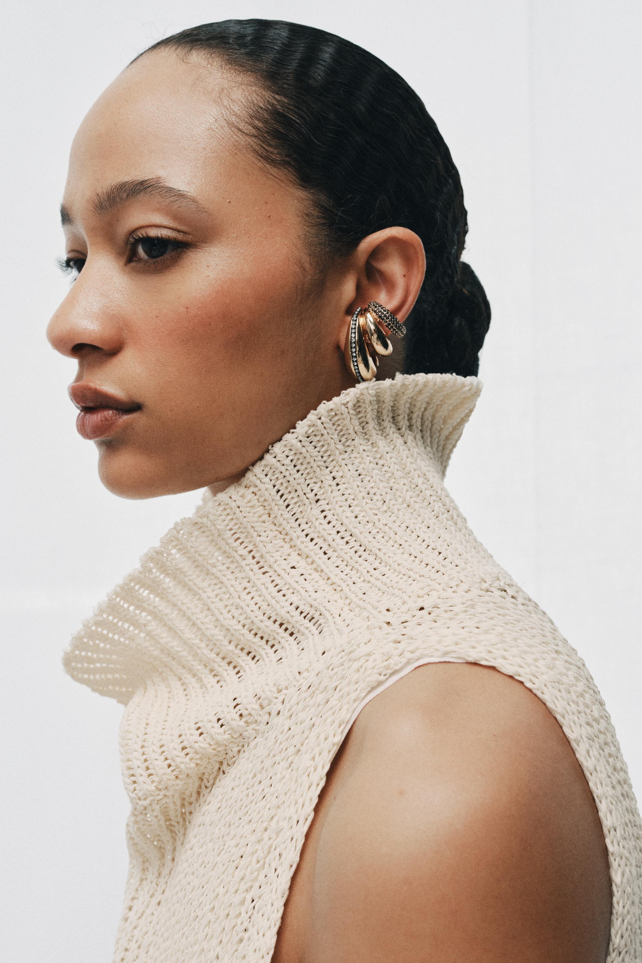 MAXI SPARKLY EAR CUFF EARRINGS